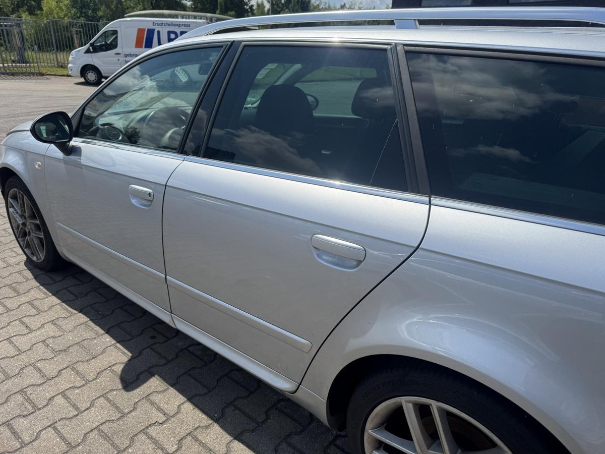 Seat Exeo original T&uuml;r hinten links LS7Y Lunasilber Kombi Rohbau Bj.2010